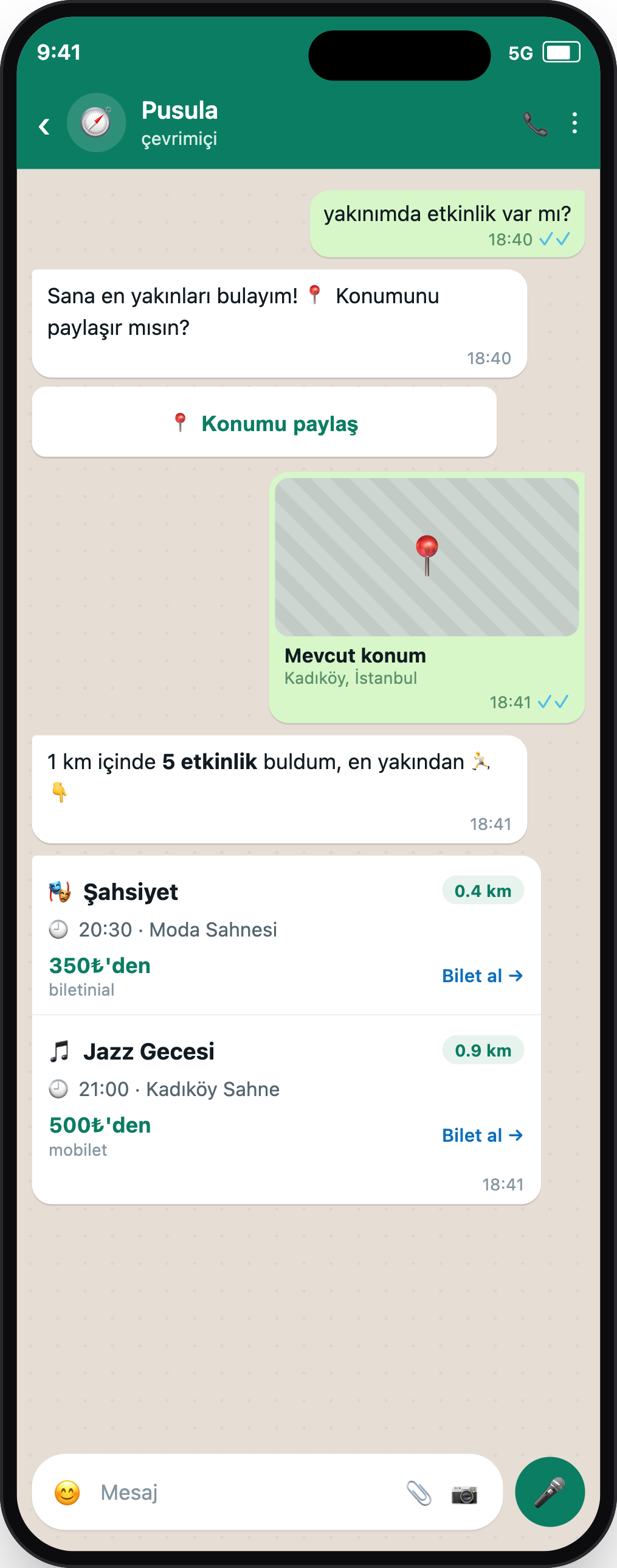 Yakınımda sohbeti